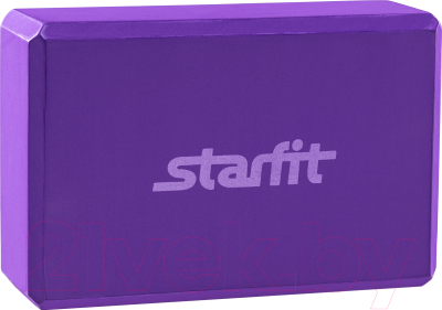 Блок для йоги Starfit FA-101 EVA (фиолетовый)