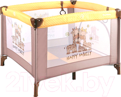 Игровой манеж Lorelli Play Station Happy Family Beige&Yellow  (10080401803)
