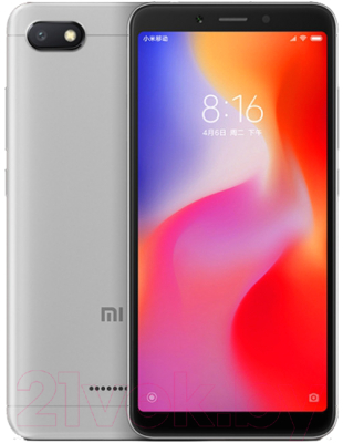 Смартфон Xiaomi Redmi 6A 2GB/32GB (серый)