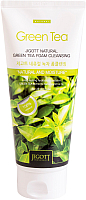 Пенка для умывания Jigott Natural очищающая пенка с экстрактом зеленого чая (180мл) - 
