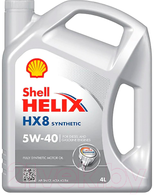 Моторное масло Shell Helix HX8 Synthetic 5W40 (4л)