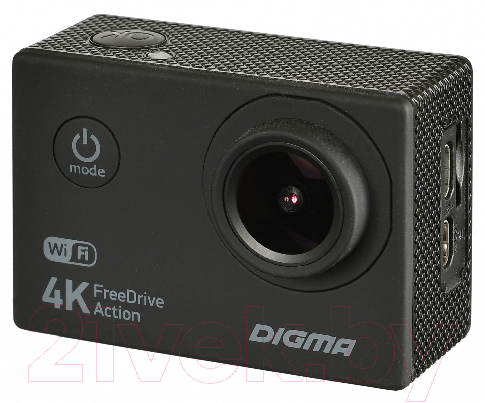 Автомобильный видеорегистратор Digma FreeDrive Action 4K WiFi (черный) — фото 10