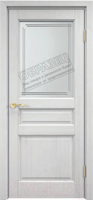 Дверной блок Та самая дверь М 2 массив сосны СУ с порогом 70x210 правая (белый)