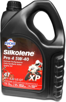 Моторное масло Fuchs Мото Silkolene Pro 4 5W40 XP / 601230028 (4л) - 