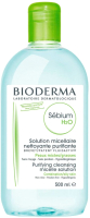 Мицеллярная вода Bioderma Sebium H2O (500мл) - 