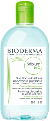 Мицеллярная вода Bioderma Sebium H2O (500мл)