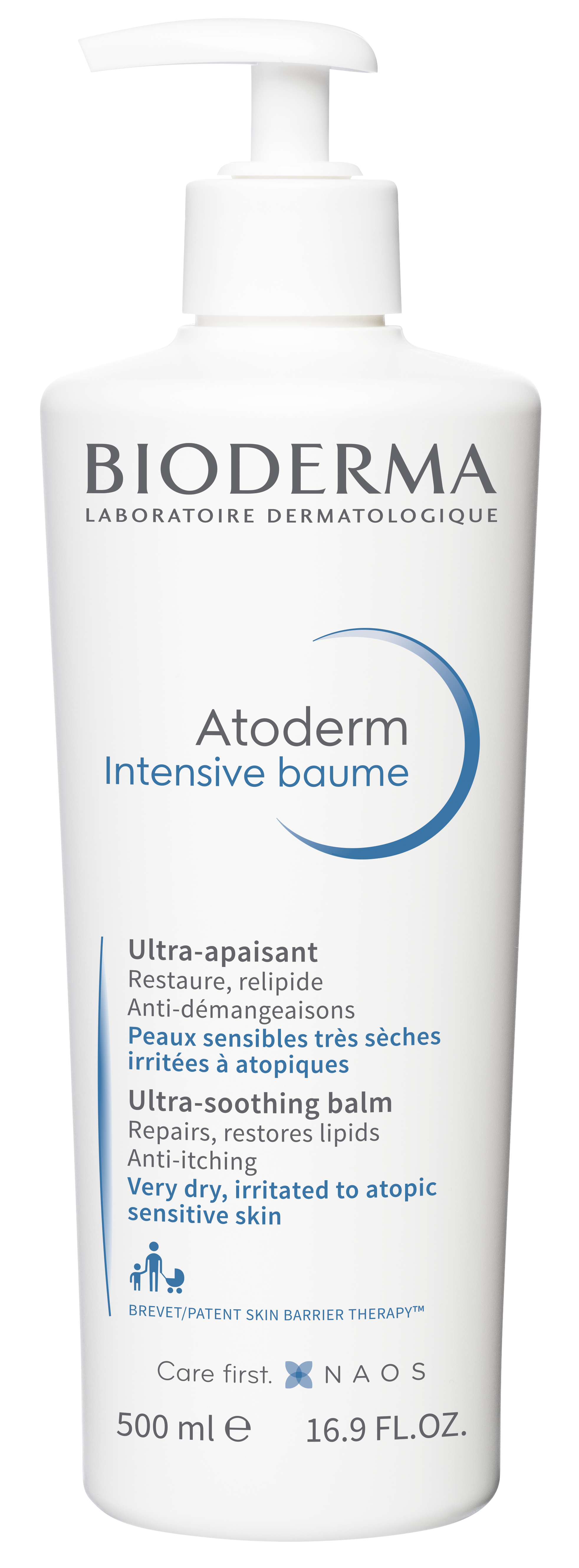 Бальзам для лица Bioderma Atoderm Intensive Baume с помпой (500мл)
