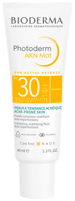 Эмульсия для лица Bioderma Photoderm AKN Mat SPF30 (40мл) - 