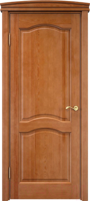 Дверной блок Та самая дверь М 7 массив сосны 80x210 левая (орех светлый)