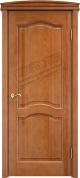 Дверной блок Та самая дверь М 7 массив сосны СУ с порогом 70x210 правая (орех светлый) - 