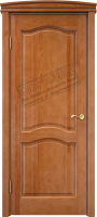 Дверной блок Та самая дверь М 7 массив сосны СУ с порогом 80x210 левая (орех светлый) - 