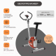Велотренажер Sundays Fitness Simple Line ES-8001 (красный) - 
