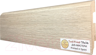 

Плинтус Teckwood, МДФ 75x16x2150