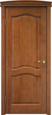 Дверной блок Та самая дверь М 7 массив сосны 80x210 левая (орех темный)
