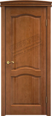 Дверной блок Та самая дверь М 7 массив сосны СУ с порогом 70x210 правая (орех темный)