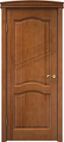 Дверной блок Та самая дверь М 7 массив сосны СУ с порогом 80x210 левая (орех темный) - 