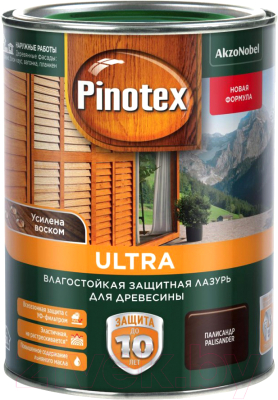 

Лазурь для древесины Pinotex, Темно-коричневый, Ultra 5353890