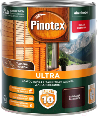 

Лазурь для древесины Pinotex, Темно-коричневый, Ultra 5353889