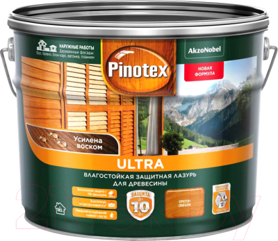 

Лазурь для древесины Pinotex, Оранжевый, Ultra 5353790