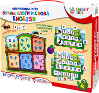 

Развивающая игра РЫЖИЙ КОТ, Буквы, слоги и слова. English / ИН-7632