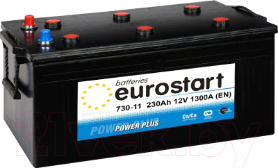 

Автомобильный аккумулятор Eurostart, Extra Power L+