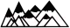 Декор настенный Arthata Снежные горы 50x20-B / 038-1 (черный) - 
