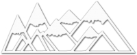 Декор настенный Arthata Снежные горы 50x20-V / 038-1 (белый) - 