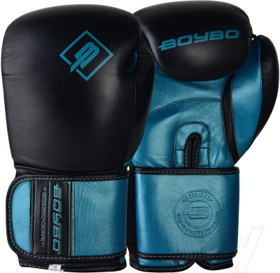 Боксерские перчатки BoyBo Existe (8oz, голубой)