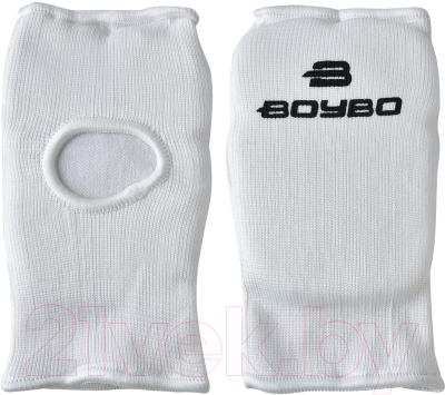 Перчатки для карате BoyBo Хлопок (2XS, белый)