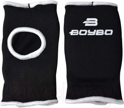 Перчатки для карате BoyBo Хлопок (2XS, черный)