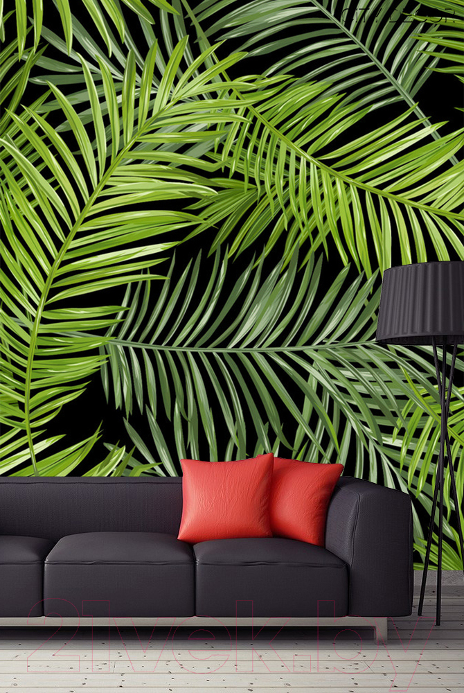 Фотообои листовые Citydecor Тропические листья (200x254) — фото 4