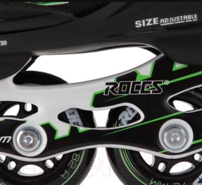 Роликовые коньки Roces 59TTCX9A6D / S20ERCRS003-BU (р-р 30-35, черный/зеленый)