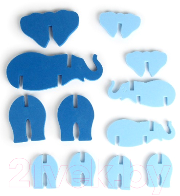 Изображение товара Развивающий игровой набор El'Basco Toys Животные. Слоны / 09-004