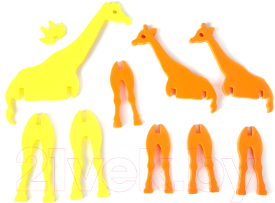 Изображение товара Развивающая игрушка El'Basco Toys Животные. Жирафы / 09-007