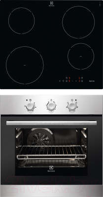 

Комплект встраиваемой техники Electrolux, EOB2100COX + IKE6420KB