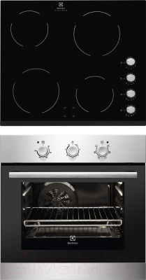 

Комплект встраиваемой техники Electrolux, EOB2100COX + EHF96140FK