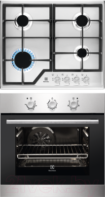 

Комплект встраиваемой техники Electrolux, EOB2100COX + GEE263MX