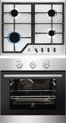 

Комплект встраиваемой техники Electrolux, EOB2100COX + GPE263MX