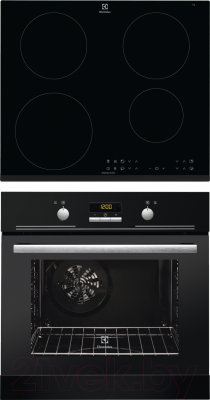 

Комплект встраиваемой техники Electrolux, EZB53410AK + IPE6440KFV