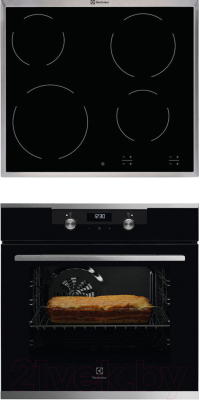 

Комплект встраиваемой техники Electrolux, OKH5E40X + CPE6420KX
