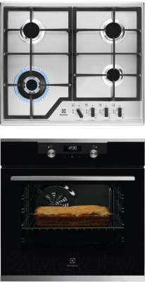 

Комплект встраиваемой техники Electrolux, OKH5E40X + GPE363MX