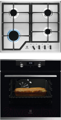 

Комплект встраиваемой техники Electrolux, OKH5E40X + GPE263MX
