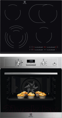 

Комплект встраиваемой техники Electrolux, OEM3H50X + EHF6547FOK