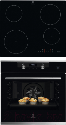 

Комплект встраиваемой техники Electrolux, OKD5H40X + IKE6420KB