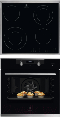 

Комплект встраиваемой техники Electrolux, OKD5H40X + CEE6432KX