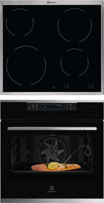 

Комплект встраиваемой техники Electrolux, OKB8S31X + CPE6420KX