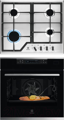 

Комплект встраиваемой техники Electrolux, OKB8S31X + GPE263MX