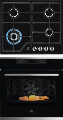 

Комплект встраиваемой техники Electrolux, OKB8S31X + GPE363MB