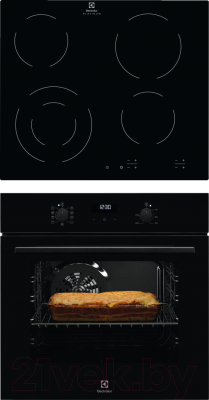 

Комплект встраиваемой техники Electrolux, OEF5E50Z + EHF96241FK