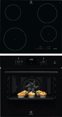 

Комплект встраиваемой техники Electrolux, OED3H50TK + IKE6420KB